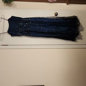 Sheer Sequin Formal Dress